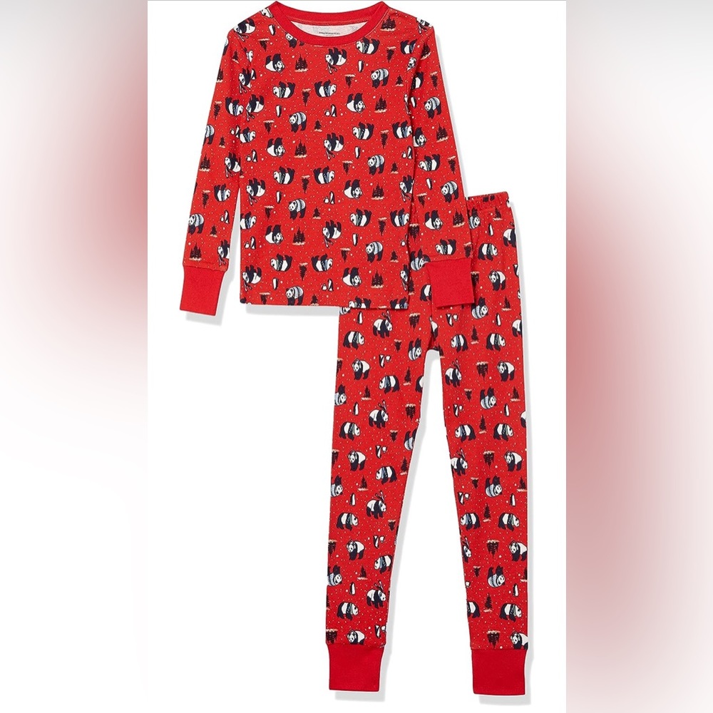 Amazon Essentials Red Panda PJ Set- Size M- NWT